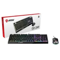 CLAVIER & SOURIS MSI VIGOR GK30 SEMI-MECANIQUE TVD
