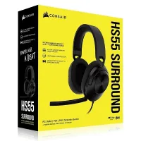 CORSAIR HS55 SURROUND WIRED BLACK