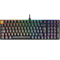 FOX LINEAR SWITCHS GLORIOUS GMMK2 FULL SIZE RGB BLACK MECANIQUE