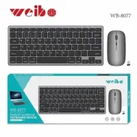 KIT CLAVIER SOURIS SANS FILS BLUETOOTH WEIBO WB-8077