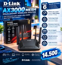 مودمات-و-راوترات-router-d-link-wi-fi-6-ax3000-multi-gigabit-mesh-dir-x3000z-الجزائر-وسط