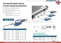 Micrometer 3 touche digital original marque Dasqua (50-100)