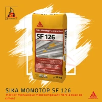 MORTIER DE RÉPARATION DE SÉGRÉGATION R4 SIKA MONOTOP SF126  25KG