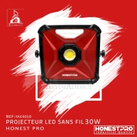PROJECTEUR LED A BATTERIE 30W HonestPro