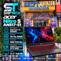 Acer Nitro 5 i5 9300H 16G 512 SSD GTX 1050 17.3" Full HD