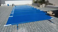 Couverture piscine (Bâche avec barres en Aluminium - Abri )