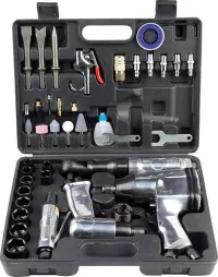 Kit d'outils clé à choc pneumatiques 41 pièces