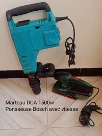 Marteau DCA 1500w et ponsseuse Bosch vibrant 
