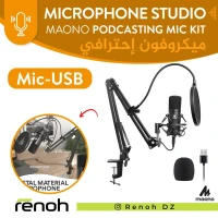 Kit Microphone MAONO PODCASTING MICROPHONE KIT Pour Podcasting, Streaming...