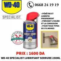 WD-40 SPECIALIST LUBRIFIANT SERRURE 250ML