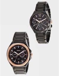 Coffret montres Fossil hommes et femmes