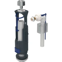 Mécanisme de chasse complet Geberit à double poussoir 3/6 litres + robinet flotteur