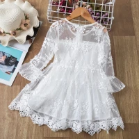 #3 Robe d'été en Dentelle pour fille Princesse 2023
