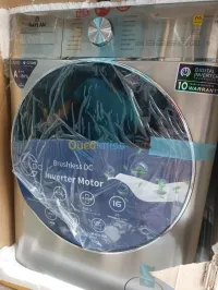 Machine à laver raylan 10.5 kg fln ozone inox / gris 