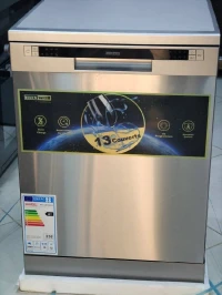 Lave vaisselle maxwell 13 couverts inox / blanc 