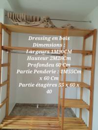غرف-الملابس-dressing-en-bois-blanc-تلمسان-الجزائر