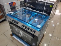 Promotion cuisinière arcodym 5 feux inox ventilé 
