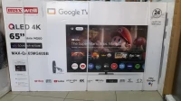 Promotion téléviseur maxwell 65 pouces Google tv QLed 4k smart 