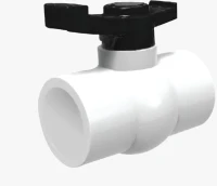 PVC VANNE BLANCHE FILETEE DN 20/25/32/40/50/63/75/90/110