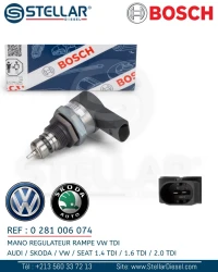MANO REGULATEUR RAMPE VW TDI