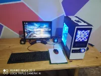 pc bureu semi gamer avec rgb 