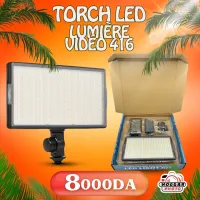 LED-416 LED lumière vidéo sur la caméra panneau lumineux de photographie  3200-5600K