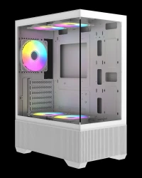 BOITIER RAIDMAX I802W AIR 5X120 RGB WHITE