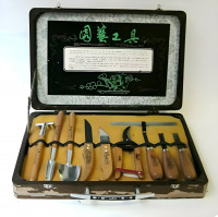 antiques-collections-rare-ensemble-de-mini-outils-jardin-10-pieces-garden-tools-vintage-les-eucalyptus-algiers-algeria