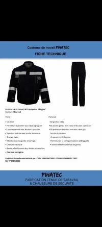 tenue de travail et sécurité + EPI