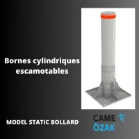  bornes cylindriques escamotables MODEL STATIC BOLLARD
