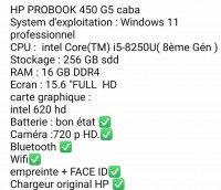 laptop-pc-portable-hp-probook-450-g5-el-kerma-oran-algerie