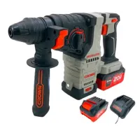 Marteau Piqueur perforateur SDS-Plus sans fil 20v 2 batteries 4.0ah  CT28015XS-4 BMC CROWN