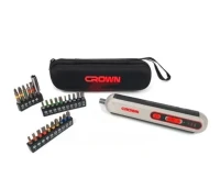 Visseuse tournevis électrique intelligente 3.6v 1.2ah 28pcs CT22053  CROWN