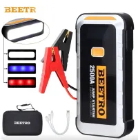Booster de batterie 2500A power bank 25800mAh avec torche et pochette BE0144 beetro