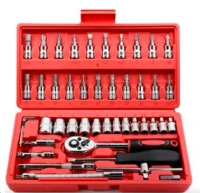Caisse à outils 46PCS avec cliquet  DIVERS