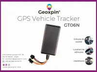 GEOXPIN Traqueur GPS de véhicule multifonctionnel GT06N
