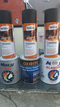 Peinture resistante à la chaleur 