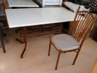 Table/Chaise en Bois /Metalique