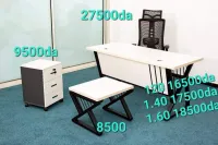BUREAU PIED METALIQUE 1.20/1.40/1.60
