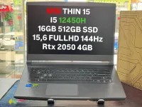 MSI THIN 15 I5 12450H 16GB 512GB SSD RTX 2050 4GB NEUF SOUS EMBALLAGE 