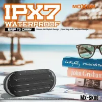   مكبر صوت بلوتوث مقاوم للماء MOXOM Haut-parleur Bluetooth Waterproof De Haute Qualité MX-SK06
