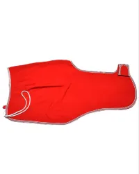 Couvre reins cheval rouge
