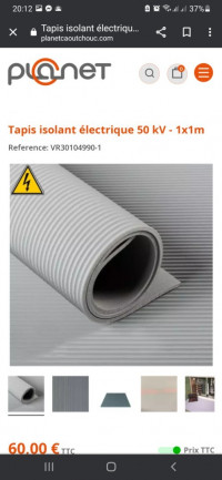 materiel-electrique-tapis-isolant-30000v-tazmaltdaira-bejaia-algerie