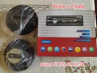 Poste de voiture + 2 baffes de voiture 