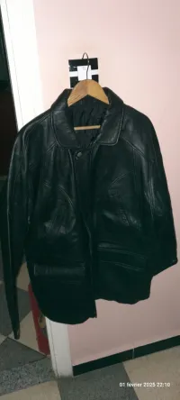 veste en cuire venu de france