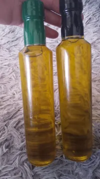 Huile de soja raffiné, huile de tournesole , huile de palme liquide 