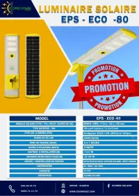 LUMINAIRE SOLAIRE ECO