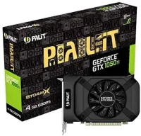 Palit GeForce GTX 1050 Ti StormX 4G 4096 MO DVI/HDMI/DISPLAYPORT - PCI EXPRESS