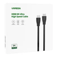 UGreen Câble HDMI 8K Ultra Haute Vitesse 1M 8K 60Hz 4K 120hz   câble noir