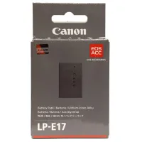 BATTERIE CANON LP-E17 - LITHIUM-ION RECHARGEABLE - 1040 MAH - 7,2 V - NOIR